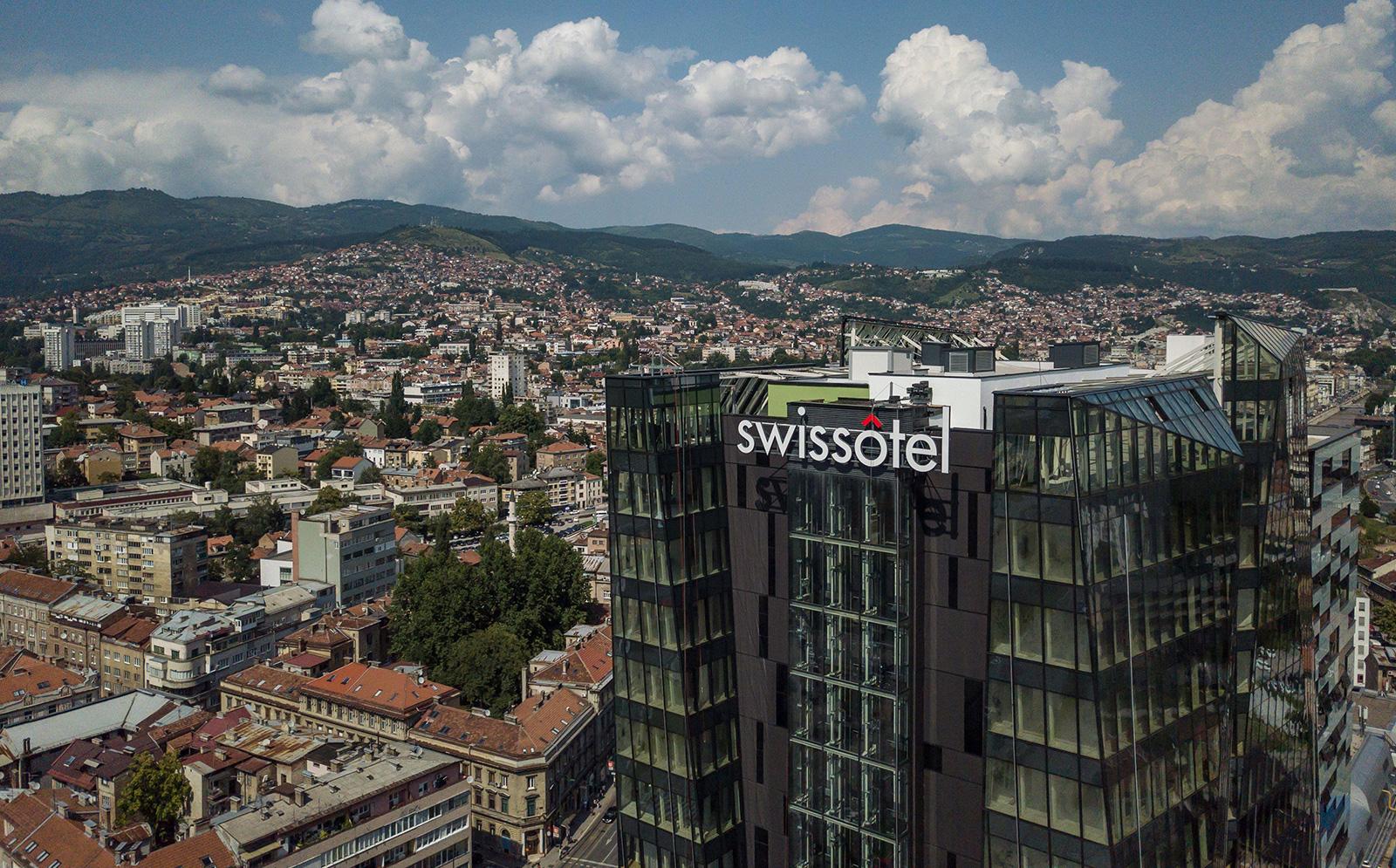 Swissotel SJJ Exterior foto The Swissôtel in Belgrade
